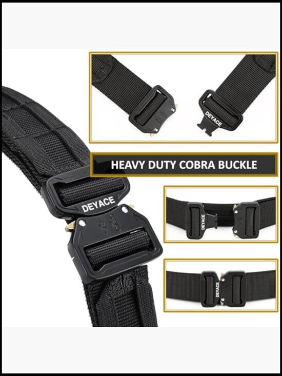 Quick Release Tactical MOLLE Belt Set, Nylon, Metal Buckle main image 4